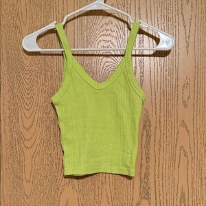 Wild Fable Neon Green Ribbed Camisole